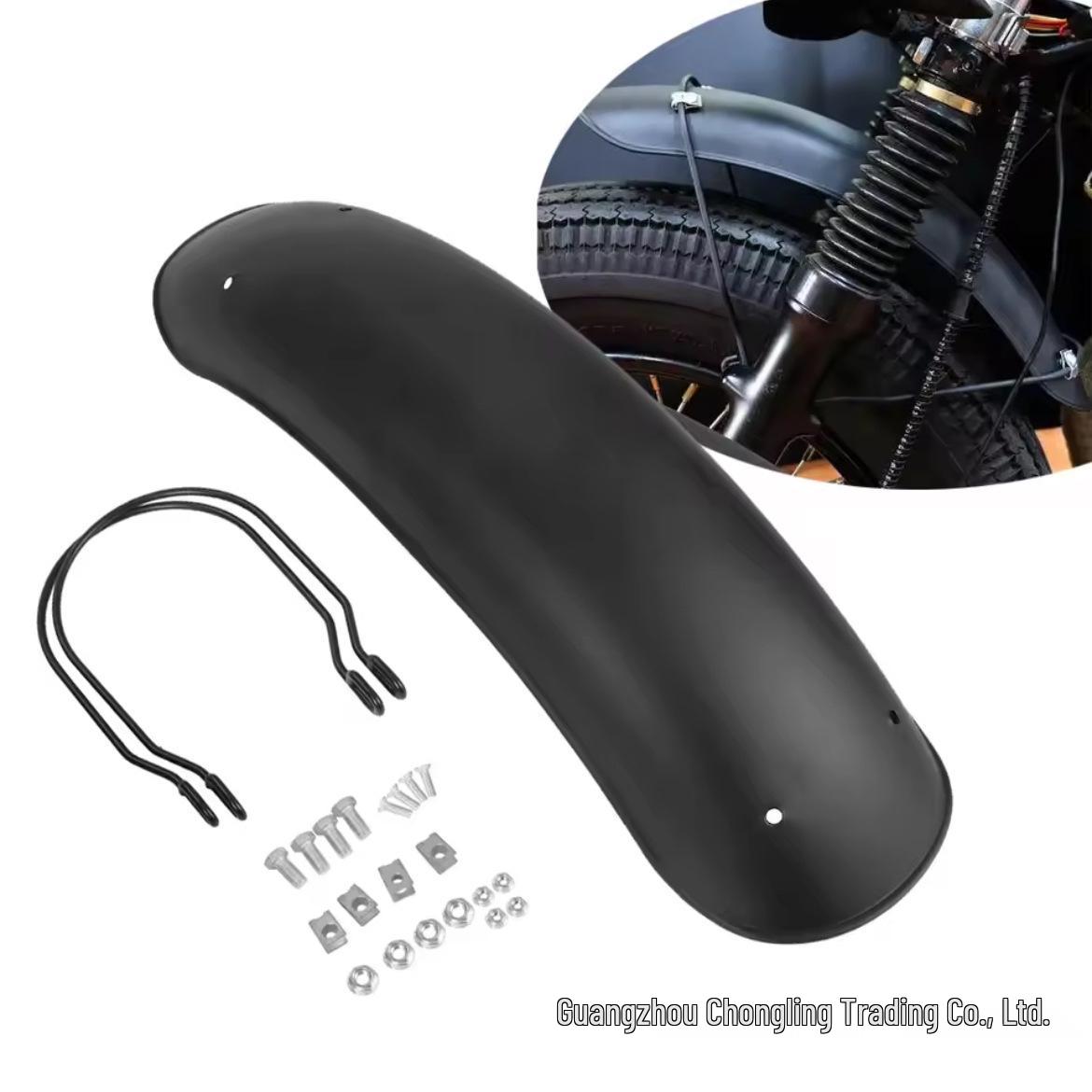 

Universal Retro Motorcycle Front Fender Mudguard Shield for 16-18 Inch Wheels