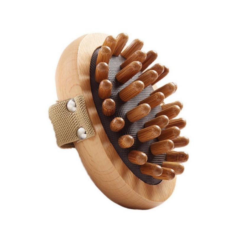 

Abdomen Massage Brush Wooden Meridian Cushion Massager for Meridian Dredging Body Muscle Relaxation Anti-Fatigue Massage Tool