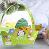 4Pcs Bunny/Chick Easter Paper Baskets Cartoon Bunny Egg Chicken Boxes  Children Crafts