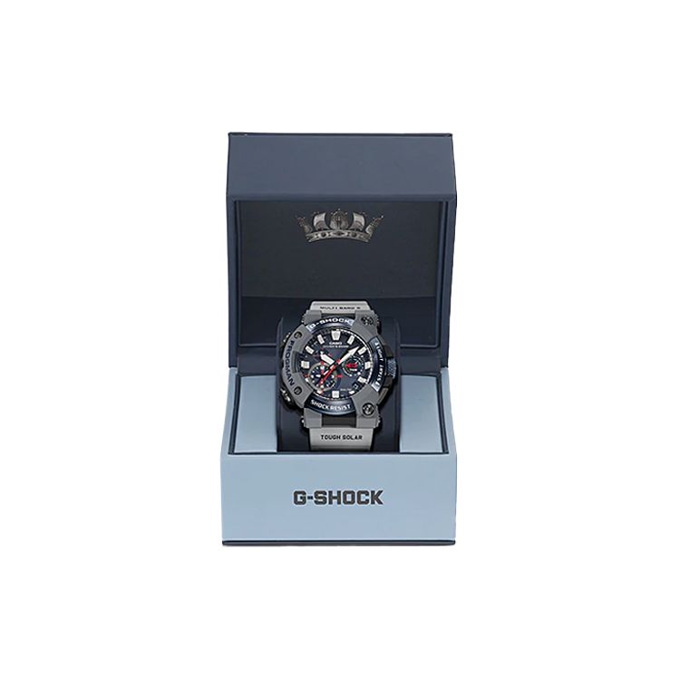 Casio G-Shock Modello Collaborazione Royal Navy Bluetooth Connesso Subacquea Solare Quarzo Resina Cinturino Orologi Uomo Grigio GWF-A1000RN-8A