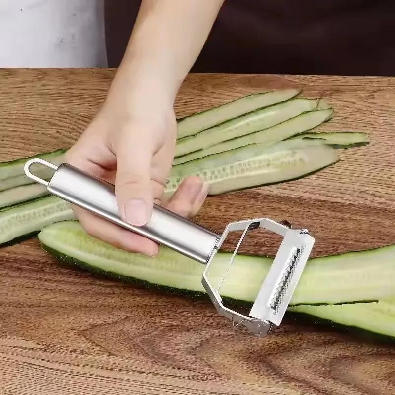 Fruit Vegetable Peeler, Stainless Steel Kitchen Peeler for Flawless Peeling, Household Kitchen Essential Tool