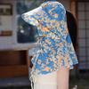 UV Protection Sunshade Shawl Cap Sun Protection Neck Protection Hat Tea Picking Hat  Riding