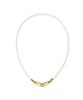 V1 Magnetic Black X Black X White X White X Titanium Head Necklace, 49cm/54cm, Gold, Silver, Gold, Silver, (HLCV)