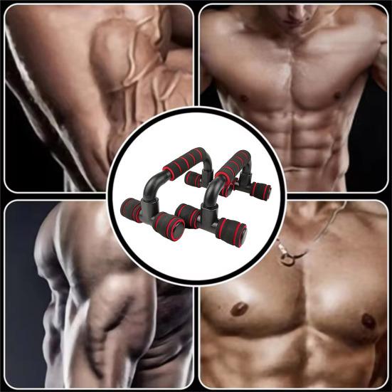 2Pcs/Set Push-up Stand Non-Slip Rubber Feet Portable Balanced Strength Push-up Stand Indoor Fitness