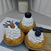 3 Pieces Realistic Artificial Desserts,Shop Decors Models Props Kitchen Display Film Props,for
