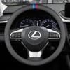 For Lexus IS ES NX RX Lbx ES200 GX550 RX500h RX350h NX450h ES300h Leather Steering Wheel Cover Ultra-thin Anti-slip Accessories