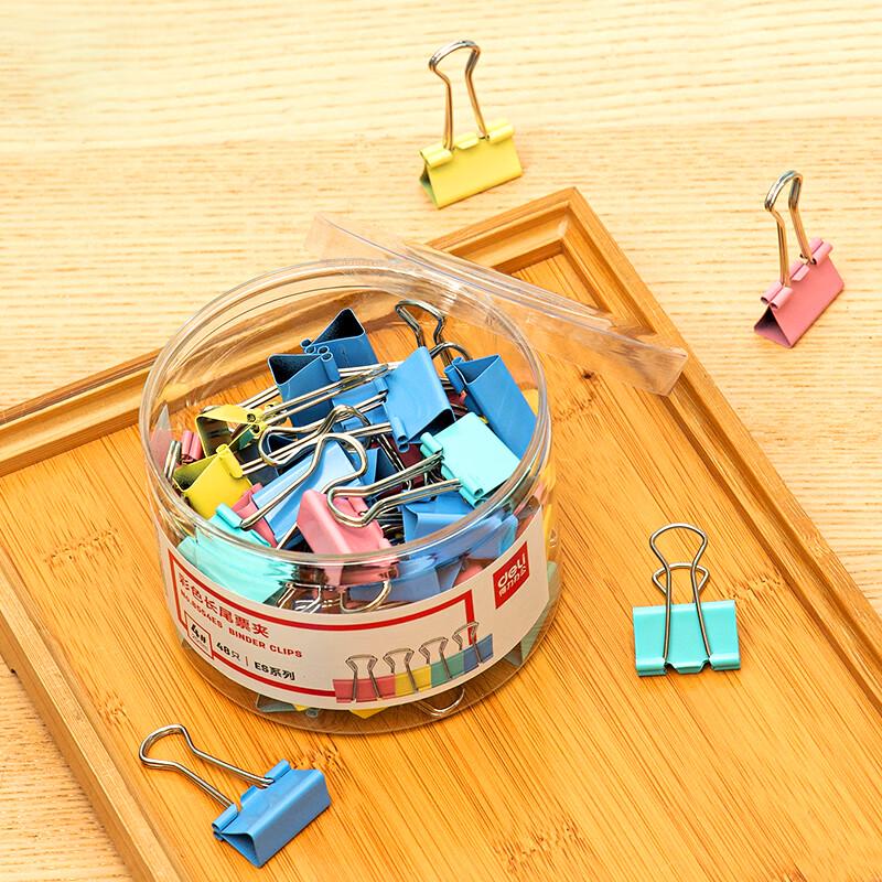 Deli 25mm Colorful Binder Clips