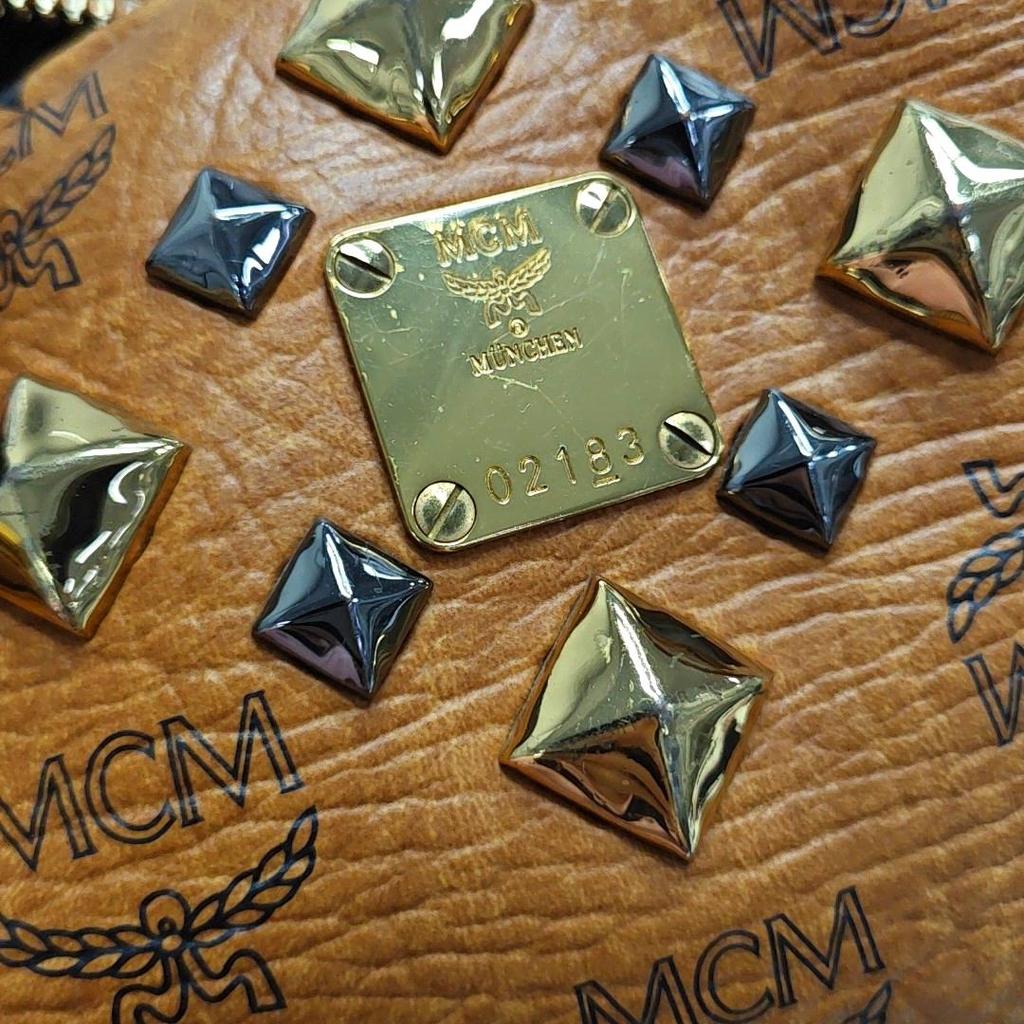 [Pre-Owned] Monogram Side Studded Canvas Backpack Small - Good #BQ7VX5
