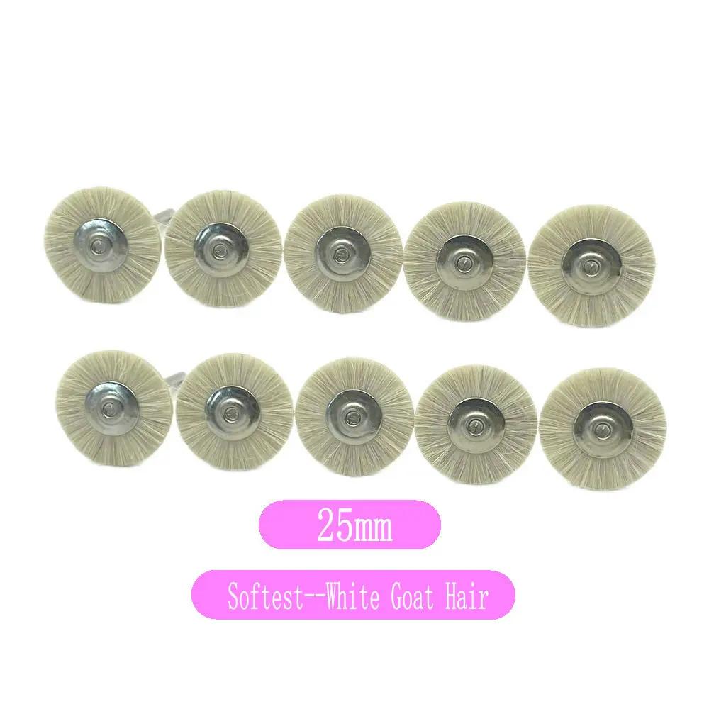 10pcs Polishing Wheels Wool/Cotton/Cloth Buffing Pad Jewelry Abrasive Brush Dental Lab Hp Brush 2.35mm Shank Rotary Tools