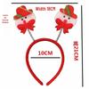 Christmas Hair Clip & Headband Set: Snowman Ornament, Bow, Hat - Perfect Holiday Accessories for Kids