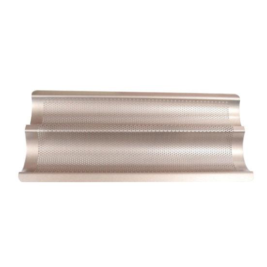 2/3/4 Grooved Nonstick Perforated French Bread Baguette Bake Mold Baking Pan