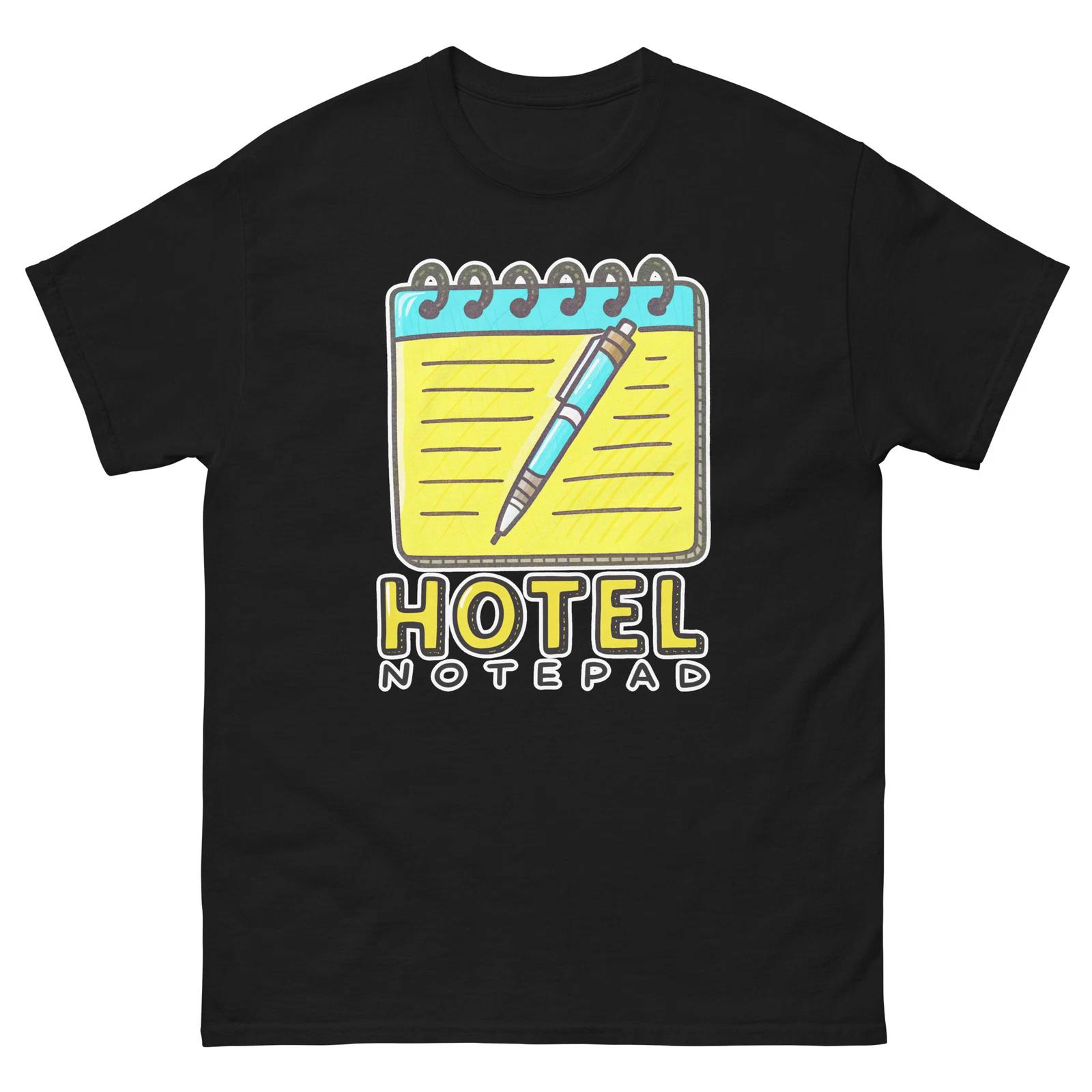Hotel Notepad Hotel Item Travel Motel T-Shirt S
