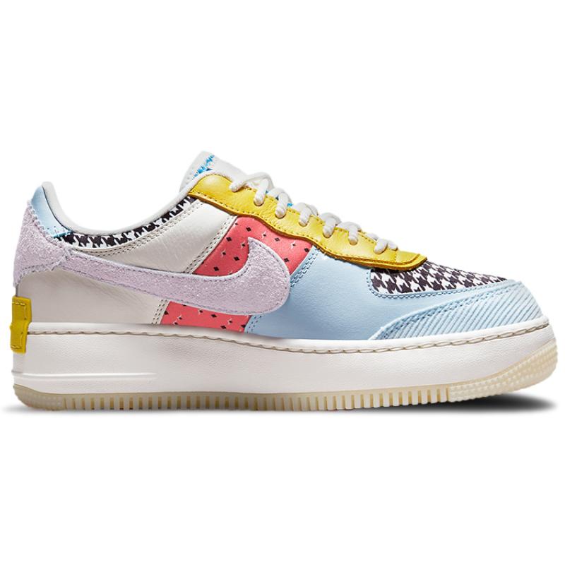 Nike Dámské tenisky Air Force 1 Low Shadow Multi Print Houndstooth DM8076-100