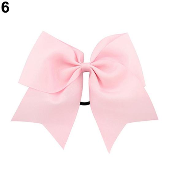 Fascia elastica per capelli Sweet Baby Kids Girls Ponytail Holder con fiocco decorativo