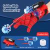 Spider Web Launcher Kids Wrist Silk String Toy with 10 Suction Cup 5 Meter Launch Distance
