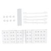 Closet Shelf Expandable Closet Shelf Storage Rack Adjustable Locker Shelf for Closet Width 48cm Height 32cm