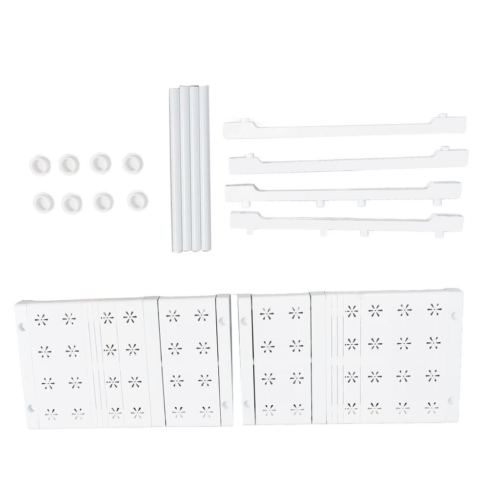 Closet Shelf Expandable Closet Shelf Storage Rack Adjustable Locker Shelf for Closet Width 48cm Height 32cm