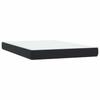 Box Spring Bed with Mattress & LED Lighting Black 160x210 Cm Velvet