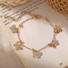 European Foot Chain With Hollow Butterflies Gold Silver Ankle Bracelet For Women Anklet Jewelry Gifts