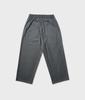 FFEFF STUDIO Pocket Stitch Wide Elastic Waist Pants (Charcoal Gray)