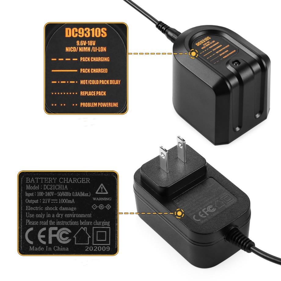 

1A DC9071 Замена для Dewalt 12V XRP зарядное устройство для аккумулятора DW9071 DW9072 DE9037 DE9071 DE9072 DE9074 Зарядное устройство для беспроводного электроинструмента