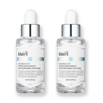 Freshly Juiced Vitamin Drop 35ml (2-Pack) | Pure Vitamin C Brightening Serum