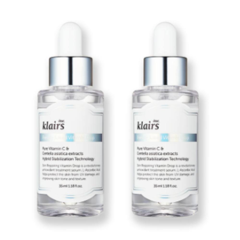 

Klairs Freshly Juiced Vitamin Drop 35ml (2-Pack) | Pure Vitamin C Brightening Serum