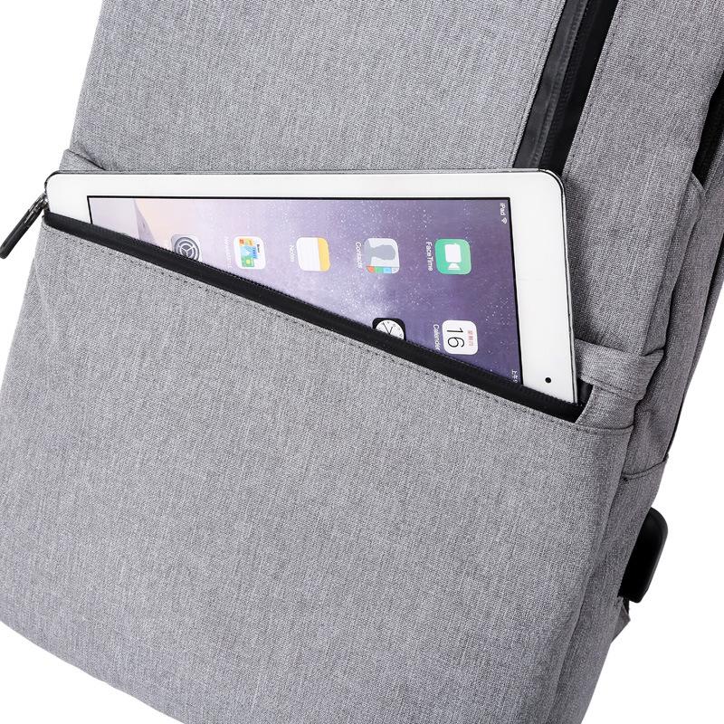 Plecak Biznesowy USB Duża Pojemność Torba na Laptopa Oddychający Odporny na Zarysowania Torba Szkolna dla Ucznia