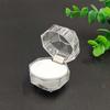 Flip Transparent Crystal Box, Small Star Anise Ring Stud Earrings, Acrylic Jewelry Storage Box.