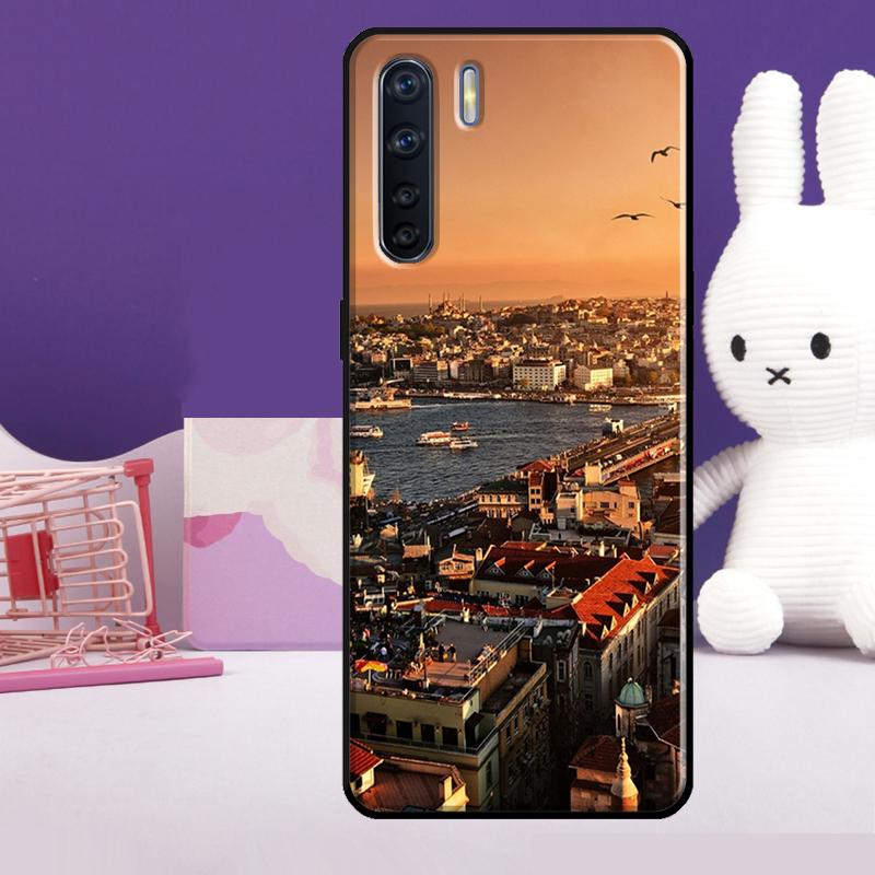 Turkey Istanbul Scenery Building Case For Oppo A5 Pro A15 A17 A57 A77 A18 A38 A58 A78 A98 A94 A74 A54 A40 A60 A80 A16 A76 A96