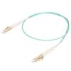 Fiber Patch Cable OM3 Core 0.5M LC to LC Simplex Multimode Fiber Optic Cable for SFP Transceivers
