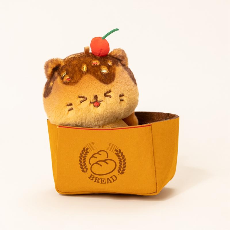 New Fun Cookie Cake Cat Plush Doll Sitting Standing Position Fruit Strawberry Cake Apple Doughnut Chocolate Cookie Birthday Gift