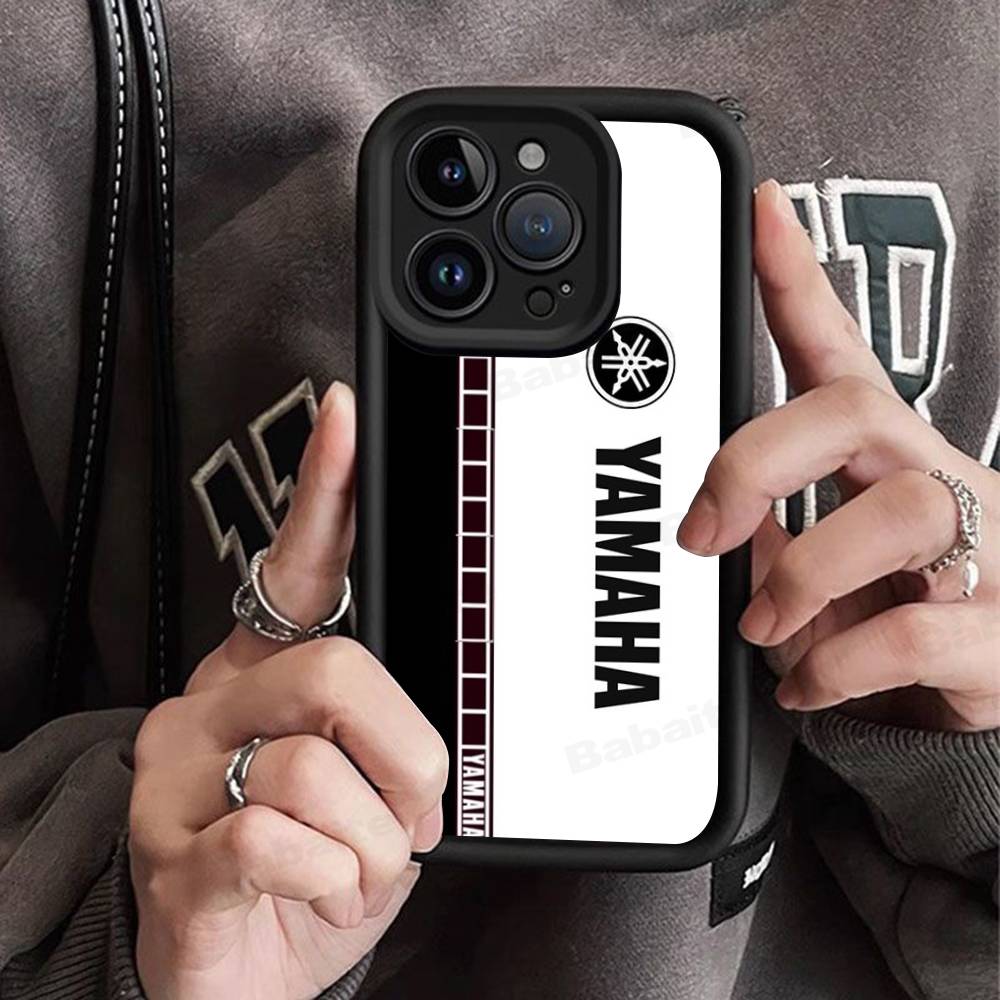 Etui na telefon Motocykl Klasyczne LOGO Y-YAMAHAS Dla IPhone 17 16 E 15 14 13 12 11 Pro Max Plus Tylna Pokrywa