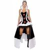 Costume Sexy Reine de Cœur Femme Adulte Alice au Pays des Merveilles Fête d'Halloween Cosplay Déguisement Sorcière Vampire Diable