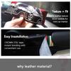 Car Interior Door Handle Knob Leather Sticker For Mini Cooper S F56 F55 R55 R56 R57 R58 R59 Car Interior Stickers Accessories