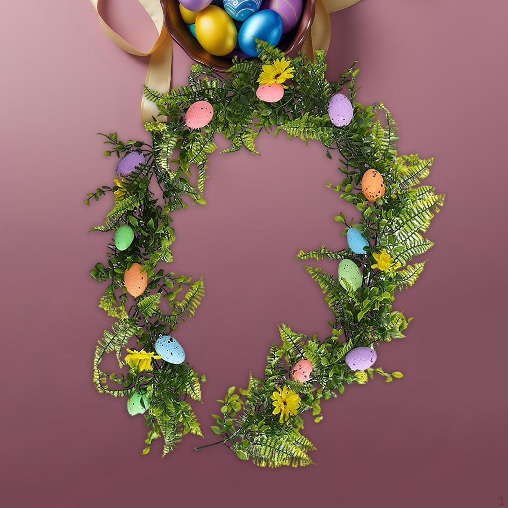 Easter Egg Garland for Spring Home Decor