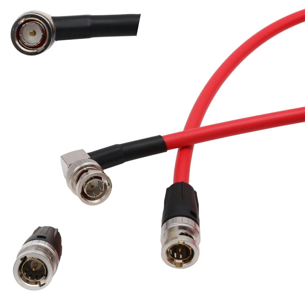 HangTon Protected 3G SDI Raw 4K 60p Video Cable BNC 75 Ohm Coaxial for Sony Alexa DSMC2 Cameras and Blackmagic SmallHD Atomos Monitors 12G, 6G, (3M,