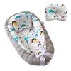 Baby Nest Bed With Pillow Portable Baby Lounger Adjustable Newborn Lounger Travel Crib Soft Breathable For Newborn Bed Bumper