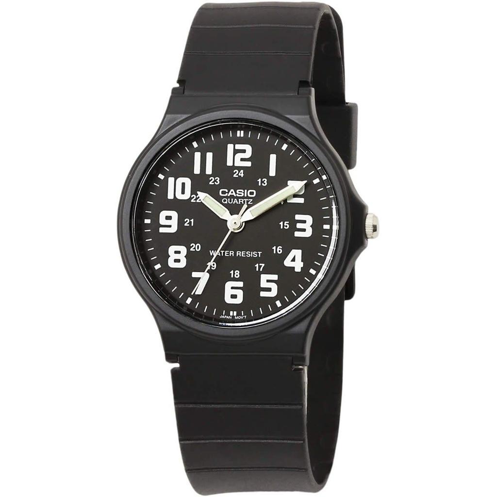 CASIO QUARTZ MQ-71-1B wristwatch watch men unisex resin black casual