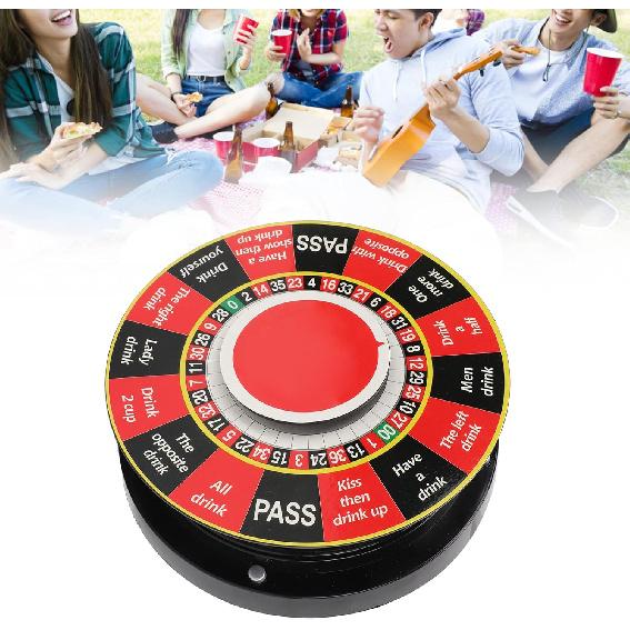Prize Wheel Roulette Wheels Spinning Prize Wheel Electric Roulette Game Wheel for Bar Parties