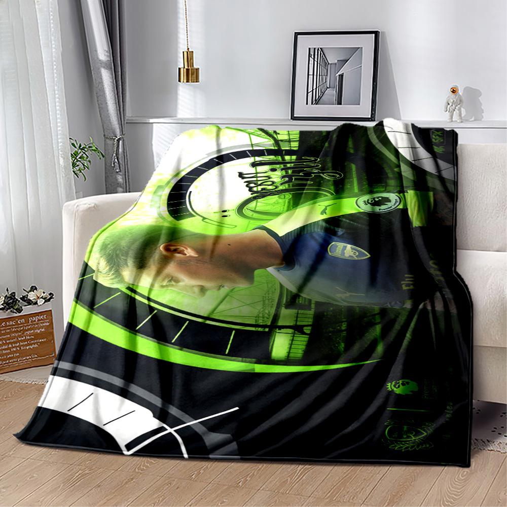 Goalkeeper Saves Ball. Blanket Durable Comfort Perfect for Livingroom Seaside Bed All-Season Use Playful Design Gifts For Family Or Friends
