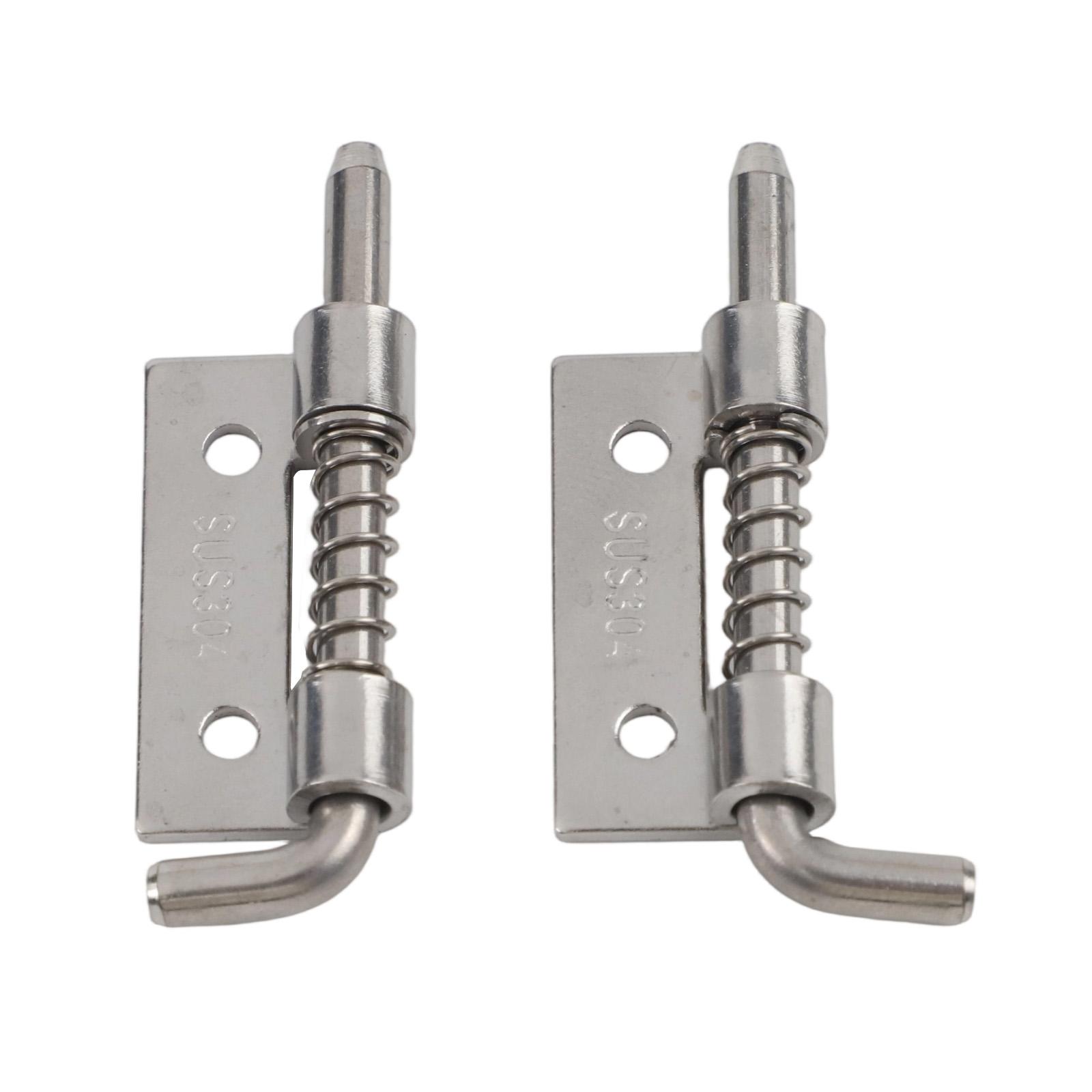 

Silver Spring Loaded Latch Pin Door Cabinet Hinges S Right