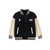Children's Baseball Jacket for Autumn and Winter, Boys' Fleece Sweatshirt, Girls' Loose Fleece Clothing, Cardigan Jacket for Older Children