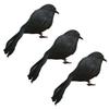 Realistic Halloween Decoration Crow Lifesize Scary Decor for Haunted Decor Halloween Crow