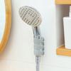 4Pcs Silicone Shower Head Holder Universals Shower Head Suction Cup Holder Wall Mounted Adjustable Shower Holder