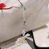 Pearls Beaded Phone Lanyard Bowknot Pendant Wrist Strap Detachable Phone Chain Keyring Portable Accessories for Women