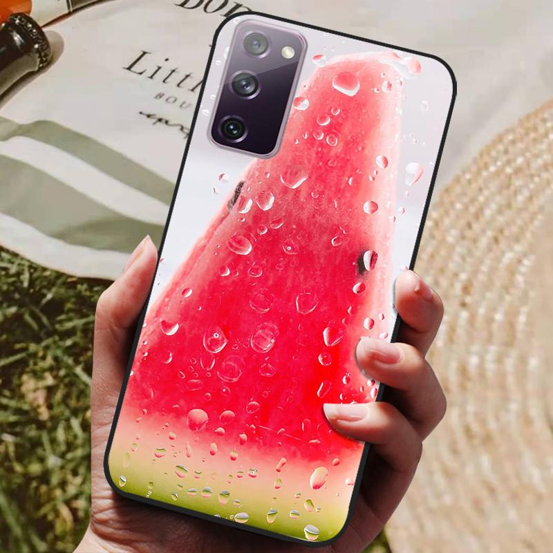 For Samsung Galaxy S20 FE S20FE Case Fashion Silicone Cover For Samsung S20 Fan Edition S20 Lite S 20 FE Phone Case Black Bumper
