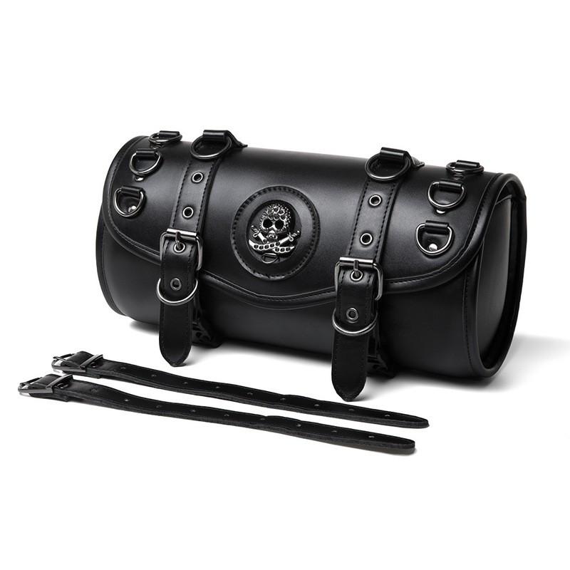 Sac de guidon de moto Sacoche à outils étanche Vélo rétro Harley Accessoire de rangement pour équitation en extérieur