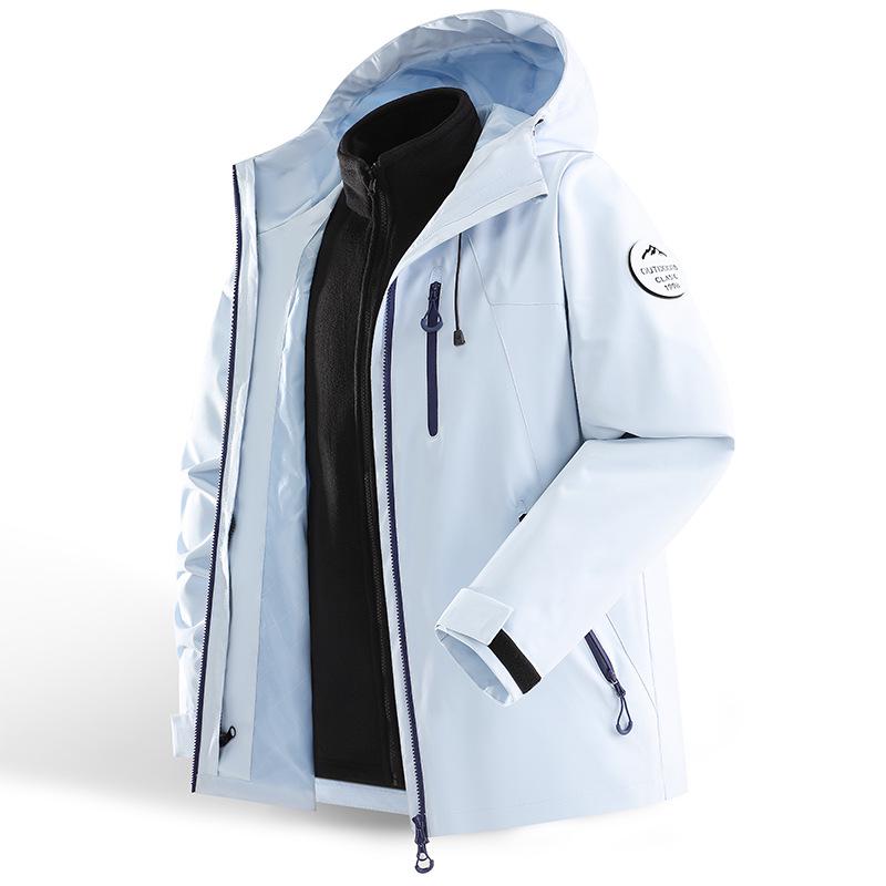 Giacca Outdoor 3-in-1 di Alta Gamma Unisex: Impermeabile, Antivento, con Fodera in Pile Rimovibile