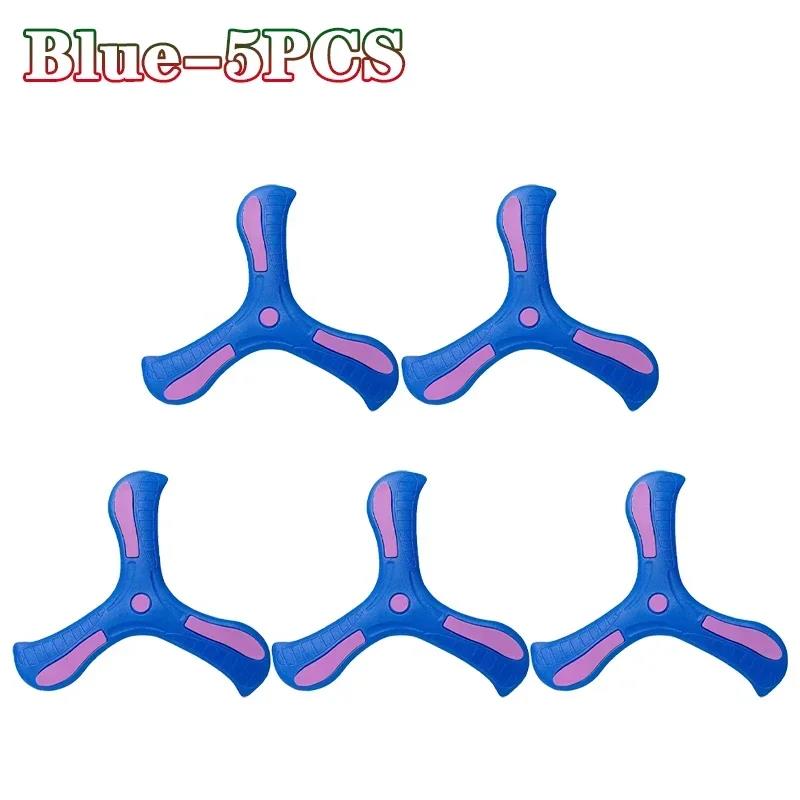 Outdoor Soft Boomerang Flying Disc Three Leaf Cross Toy Interactive Sports for Children Adult Kids Decompression 6